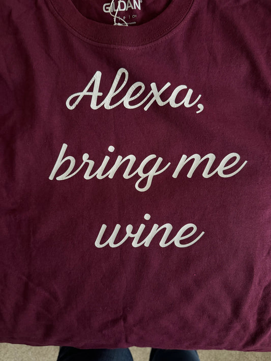 Alexa Bring me Wine (shirt)